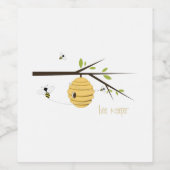 Bienenhalter Weinetikett (Einzelnes Label)