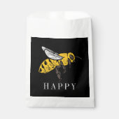 Bienenhappy Custom Insect Illustration Geschenktütchen (Vorderseite)