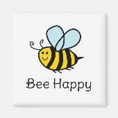 Bienenhappy-komischer Bienenzuchtmagnet Magnet (Vorne)