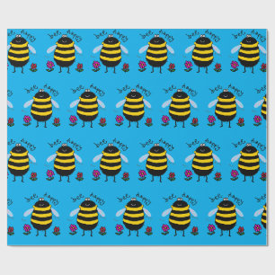 Bienenhappy Niedlich Bee Tissue Paper Geschenkpapier
