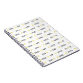 Bienenhappy Spiral Notebook Notizblock (Rechte Seite)