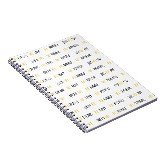 Bienenhappy Spiral Notebook Notizblock (Rechte Seite)