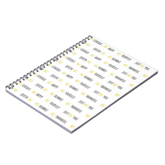 Bienenhappy Spiral Notebook Notizblock (Linke Seite)