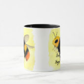 Bienenhappy Watercolor Bee Tasse (Zentrum)