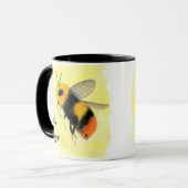 Bienenhappy Watercolor Bee Tasse (Vorderseite Links)