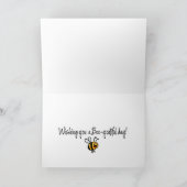 Bienenhintersonnenblume - 54 Jahre alt Karte (Innenseite)