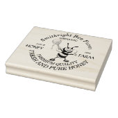 Bienenhoney-Bauer Personalisiert Gummistempel (Stempel)