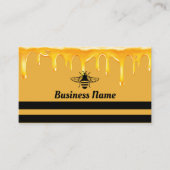 Bienenhonig als Bienenzucht Visitenkarte (Vorderseite)
