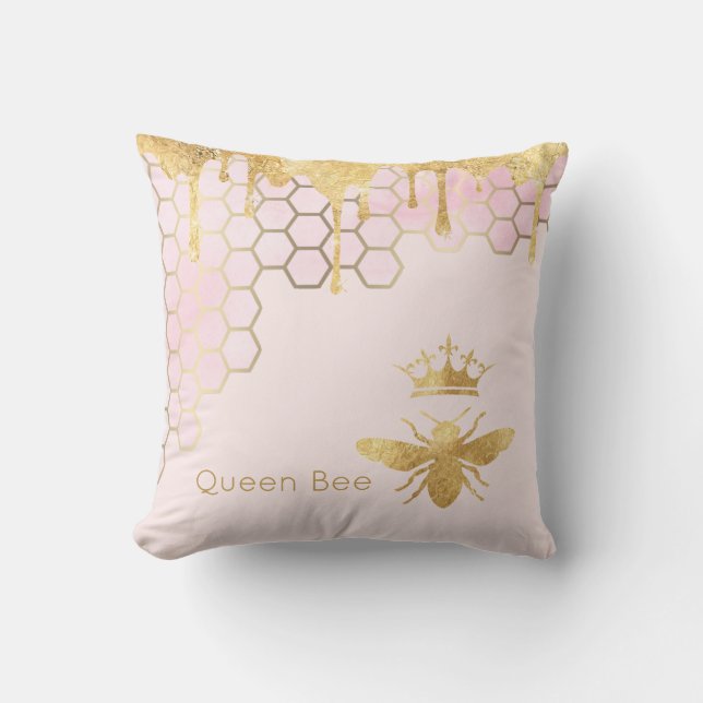 Bienenhonig Kissen (Vorderseite)