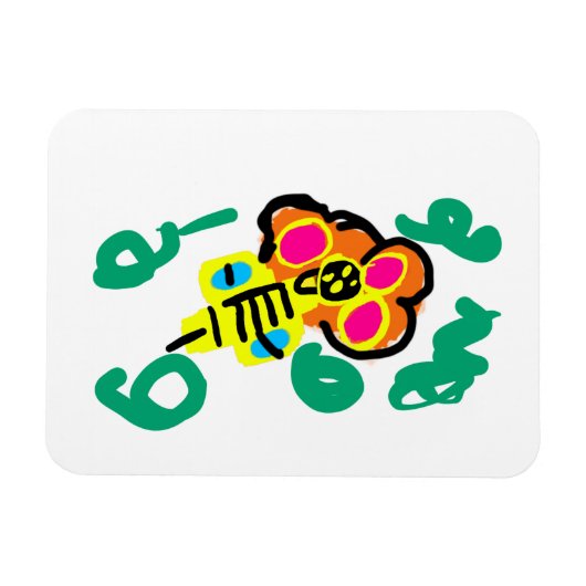Bienenhonigblume magnet (Horizontal)
