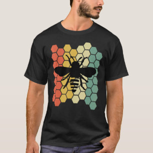 Bienenhonigwabe Vintage Imker Imker T-Shirt