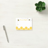 Bienenhonigwaben-Notizzettel Post-it Klebezettel (Büro)