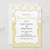 Bienenhygel und geometrische Probe Einladung (Vorderseite)