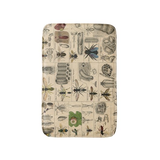 Bieneninsekt-Bug-Wasp-Bienen Badematte (Vorderseite Vertikal)