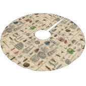 Bieneninsekt-Bug-Wasp-Bienen Polyester Weihnachtsbaumdecke (Schrägansicht)