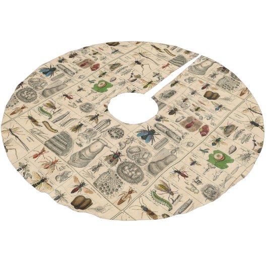 Bieneninsekt-Bug-Wasp-Bienen Polyester Weihnachtsbaumdecke (Schrägansicht)