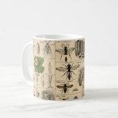 Bieneninsekt-Bug Wasp Naturbienen Malerei Kaffeetasse (Vorderseite Links)