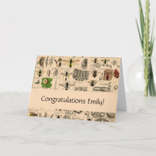 Bieneninsekt-Bug Wasp Naturbienen Malerei Karte