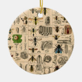 Bieneninsekt-Bug Wasp Naturbienen Malerei Keramik Ornament (Vorne)