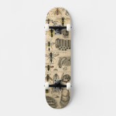 Bieneninsekt-Bug Wasp Naturbienen Malerei Skateboard (Vorderseite)