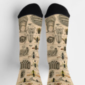 Bieneninsekt-Bug Wasp Naturbienen Malerei Socken (Oben)