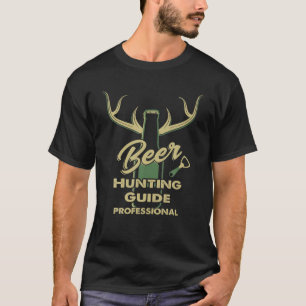 Bienenjagdführer Beruflicher Hirschjäger Antler T-Shirt