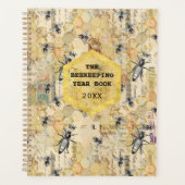 Bienenjahrbuch | Vintage Biene Planer (Vorderseite)