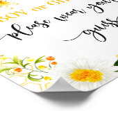 Bienenjunge oder -mädchen tragen Sie bitte Ihr Ver Poster (Ecke)