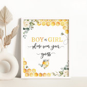 Bienenjunge oder -mädchen tragen Sie bitte Ihr Ver Poster