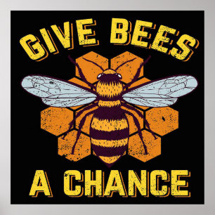 Bienenkäfer Gestaltungsgeschenke ,I Liebe Bienenho Poster