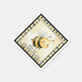 Bienenkäfer-Junge-Baby-Party Serviette (Ecke)