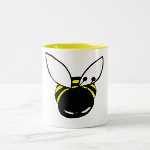 Bienenkaffee-Tasse Zweifarbige Tasse