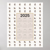 Bienenkalender 2025 poster (Vorne)