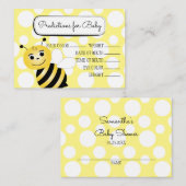 Bienenkarte Begleitkarte (Vorne/Hinten)