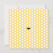 Bienenkarte Einladung (Rückseite)