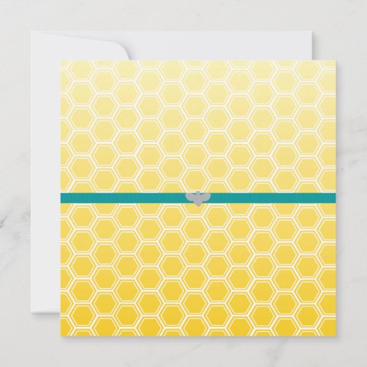 Bienenkarte Einladung (Rückseite)