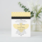 Bienenkarte Einladung (Stehend Vorderseite)