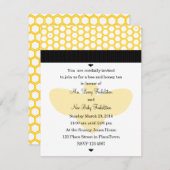 Bienenkarte Einladung (Vorne/Hinten)