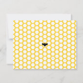 Bienenkarte Einladung (Rückseite)