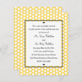 Bienenkarte Einladung (Vorne/Hinten)