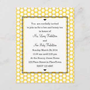 Bienenkarte Einladung