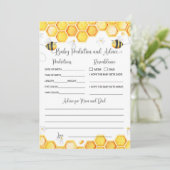 Bienenkarte Einladung (Stehend Vorderseite)