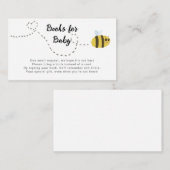 Bienenkarte für Babydusche Begleitkarte (Vorne/Hinten)