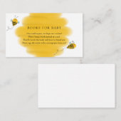 Bienenkarte für Babysteckkarte Begleitkarte (Vorne/Hinten)