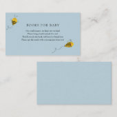 Bienenkarte für Babysteckkarte Begleitkarte (Vorne/Hinten)