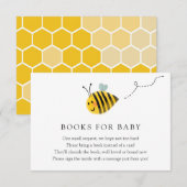 Bienenkarte für Babysteckkarte Begleitkarte (Vorne/Hinten)