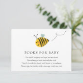 Bienenkarte für Babysteckkarte Begleitkarte (Stehend Vorderseite)