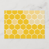 Bienenkarte für Babysteckkarte Begleitkarte (Rückseite)