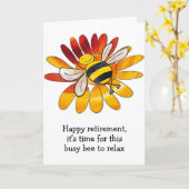 Bienenkarte Karte (Gelbe Blume)