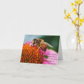 Bienenkarte Karte (Gelbe Blume)